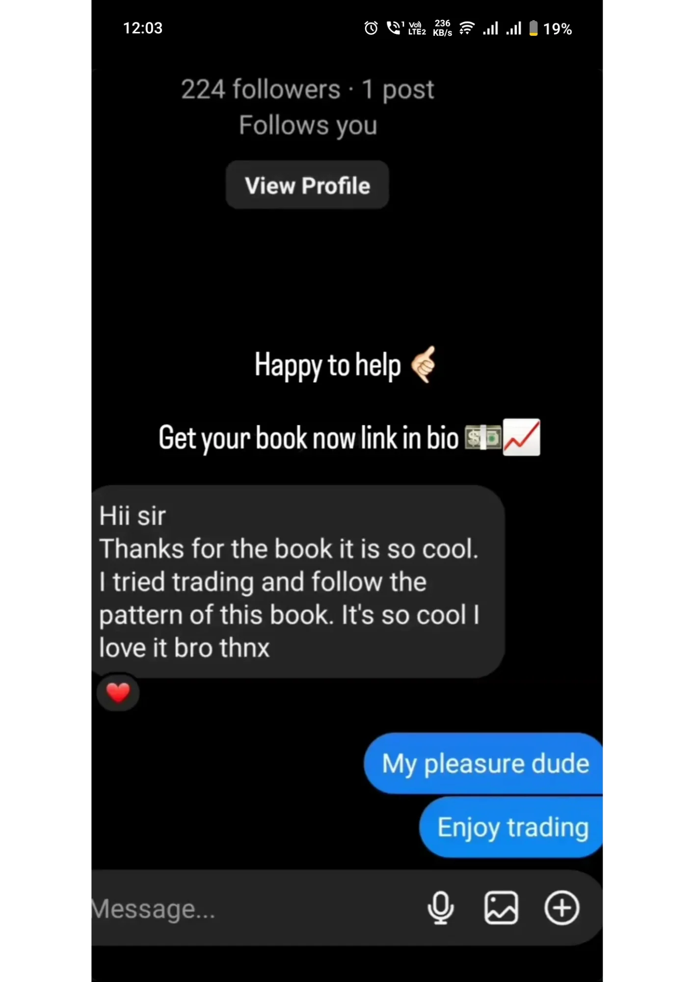 Inside page showing a bullish reversal setup explained visually
